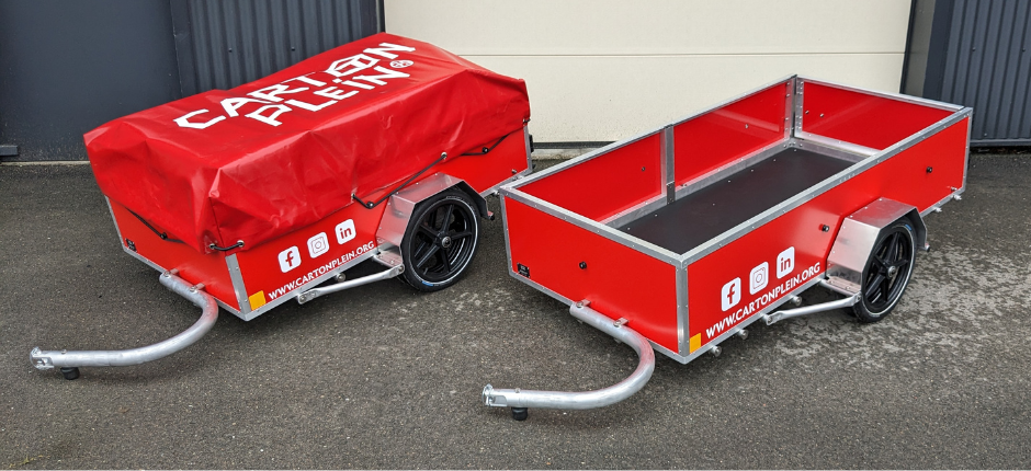 Collecte biodéchets vélo-cargo