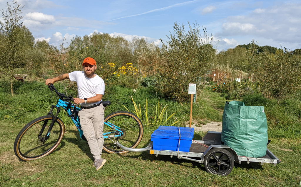 Remorque vélo plateau