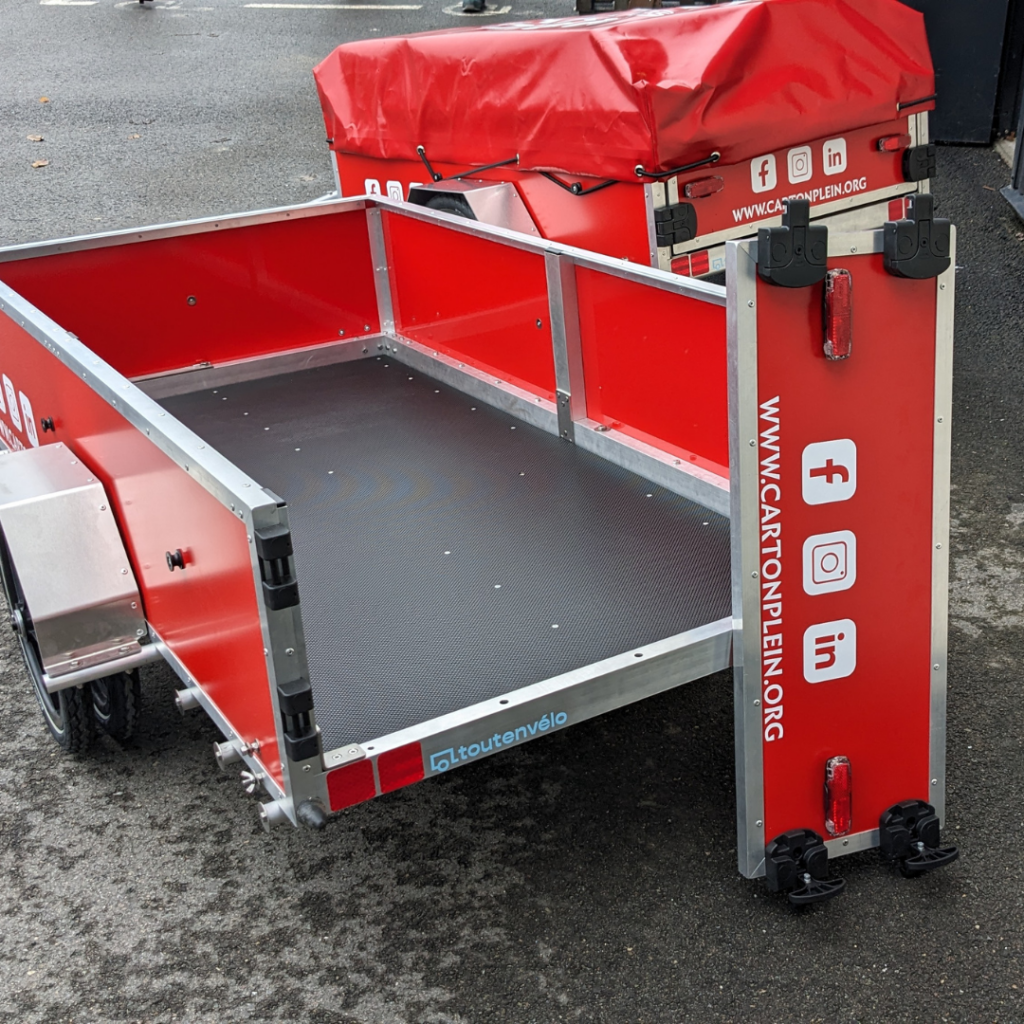 Collecte biodéchets vélo-cargo